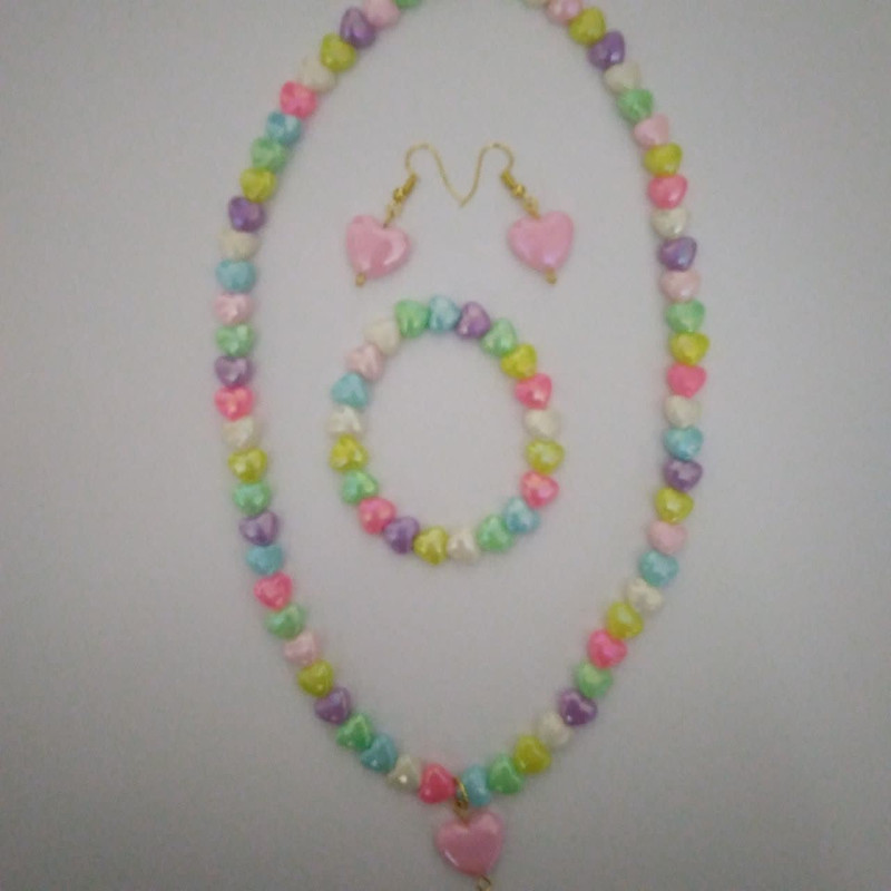 نیم ست دخترانه مدل قلب شاین کد m0266 نیم ست دخترانه مدل قلب شاین کد m0266