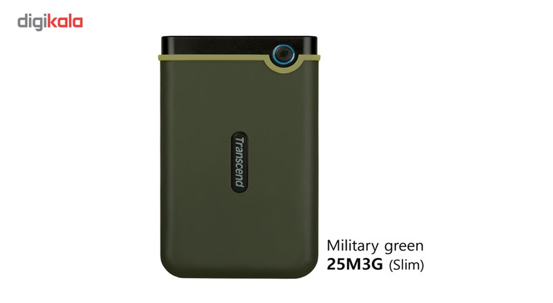 هارد اکسترنال ترنسند مدل StoreJet 25M3S Slim ظرفیت 2 ترابایت