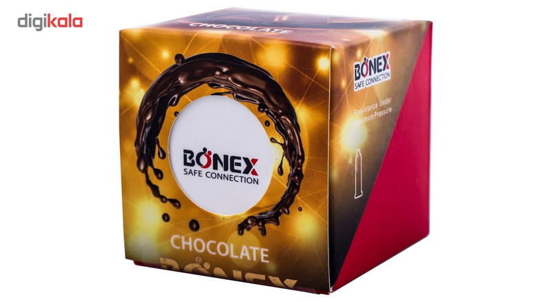 کاندوم بونکس مدل chcolate بسته 12 عددی