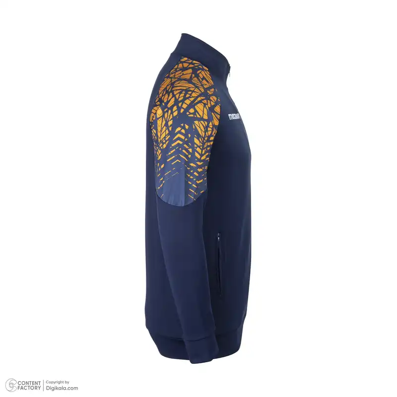 ست سویشرت و شلوار ورزشی مردانه مکرون مدل تورین رنگ سرمه ای