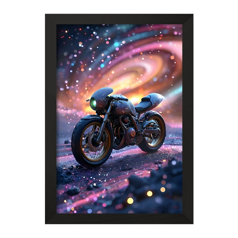 تابلو خندالو مدل موتور و کهکشان کد F11523