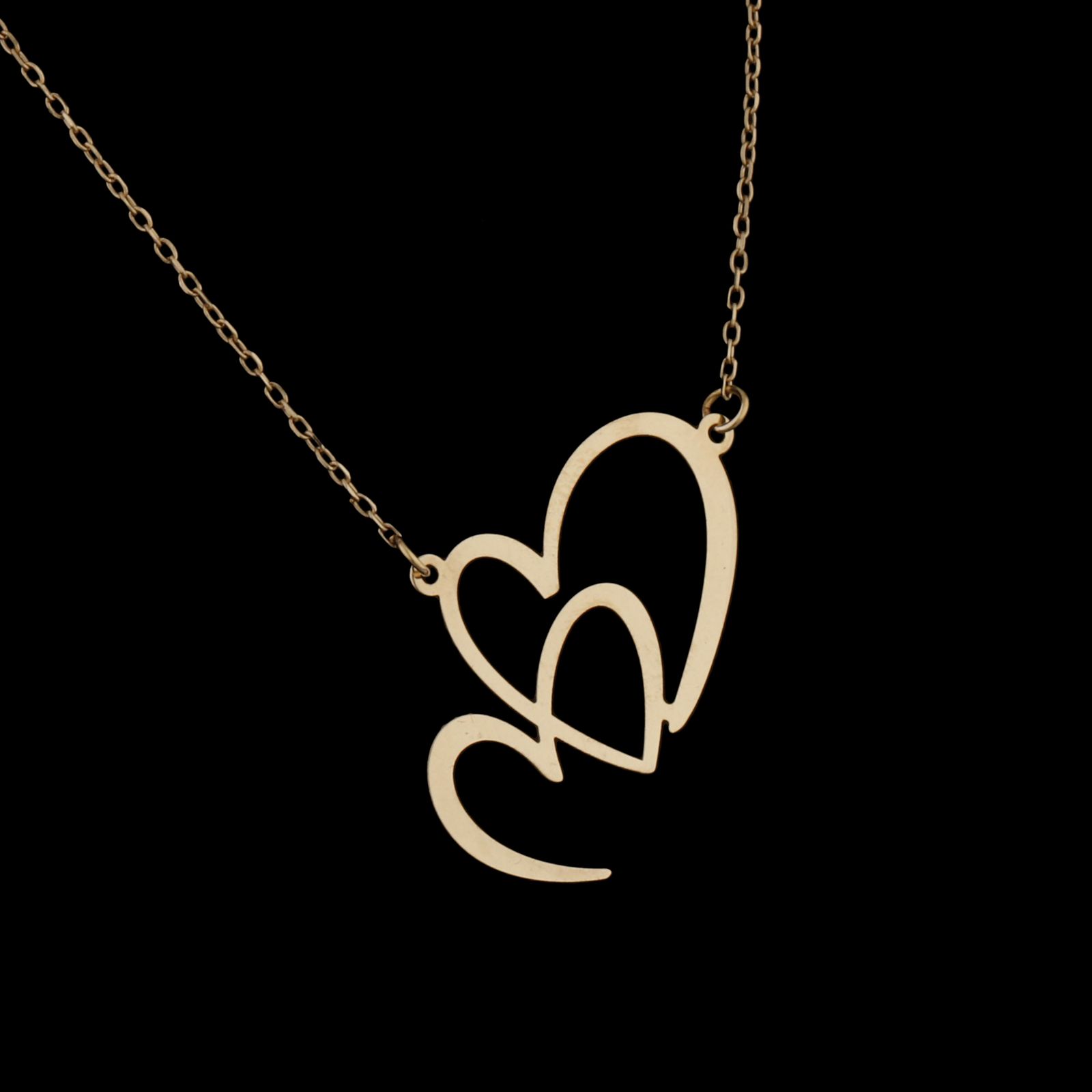 گردنبند طلا 18 عیار زنانه مایا ماهک مدل MM1829 طرح قلب -  - 3