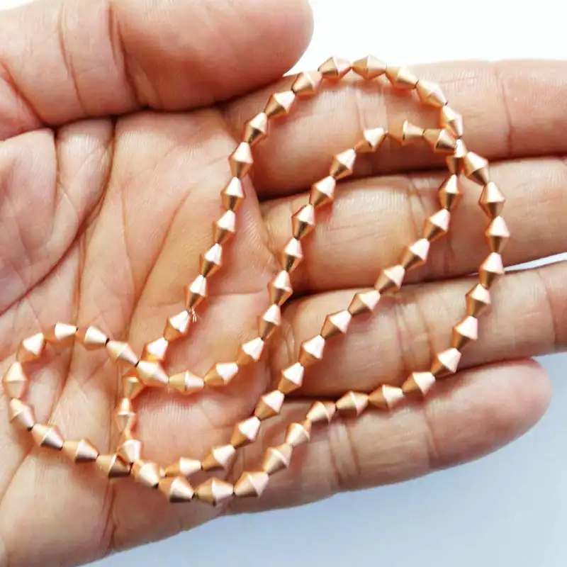 مهره دستبند مدل حدید چند وجهی کد MO-1015 مجموعه 40 عددی