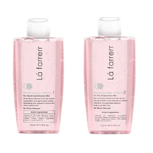 تونر پاک کننده صورت لافارر مدل Multiactive Toner1 حجم 170 میلی لیتر به همراه تونر پاک کننده صورت لافارر مدل Multiactive Toner2