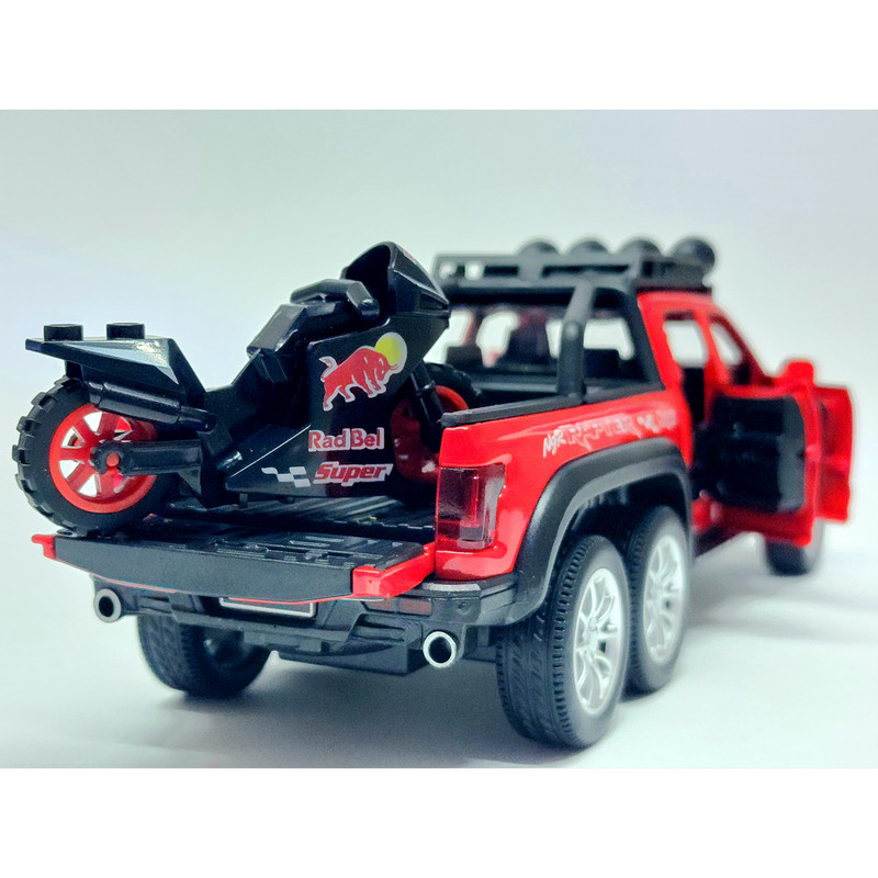 ماشین بازی چه ژی مدل فورد طرح RAPTOR به همراه موتور مجموعه 2 عددی