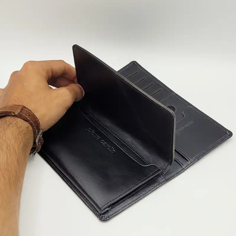 کیف پول پیر کاردین مدل چرم اصل