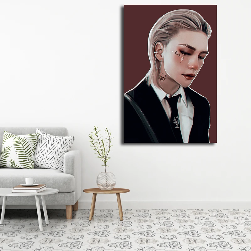 تابلو شاسی مدل stray kids fanart کد 16