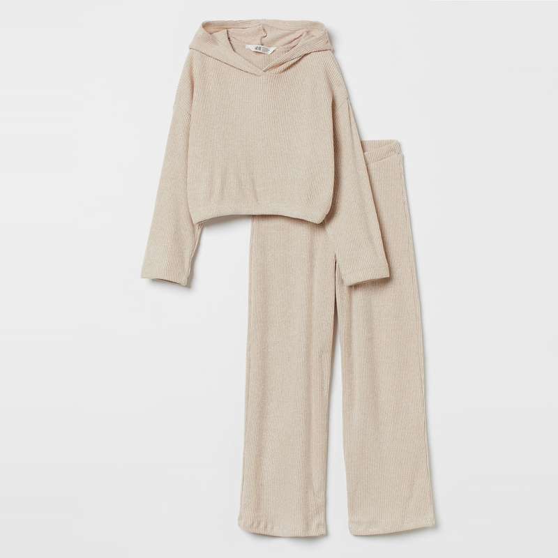 ست پلیور و شلوار دخترانه اچ اند ام مدل 0984920006