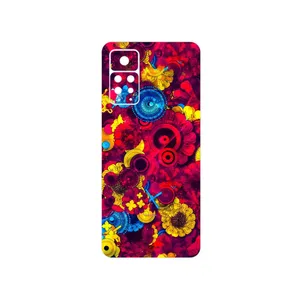MAHOOT Vector Flower Garden Digital Art Cover Sticker for Xiaomi Redmi Note 11 Pro Plus 5G  India
