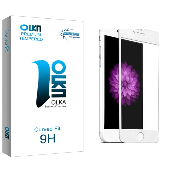 محافظ صفحه نمایش کولینگ مدل Olka glass مناسب برای گوشی موبایل اپل iPhone 7/8