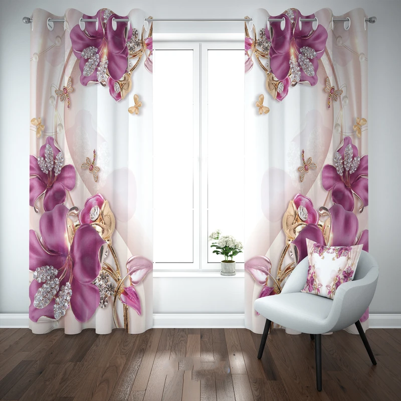 پرده مدل b1410 سایز 140×280 سانتی متر