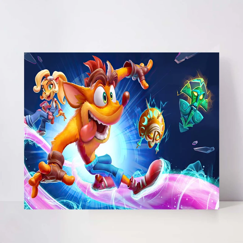 تابلو شاسی مدل crash bandicoot کد S-11040