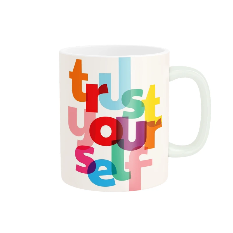 ماگ پاد آفرین مدل نوشته دار کد DKC1024