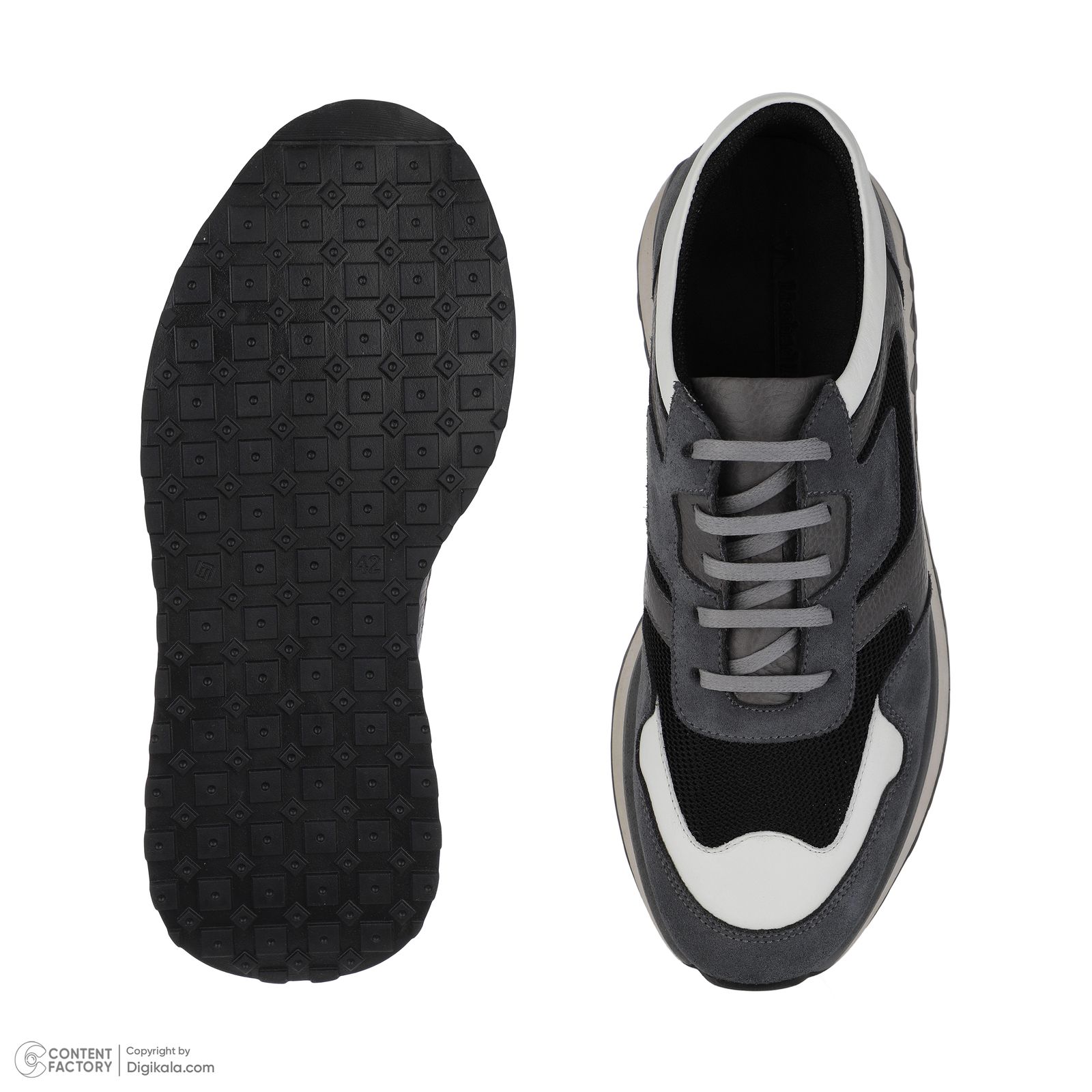 کفش روزمره مردانه چرم مشهد مدل j6205-002 -  - 7