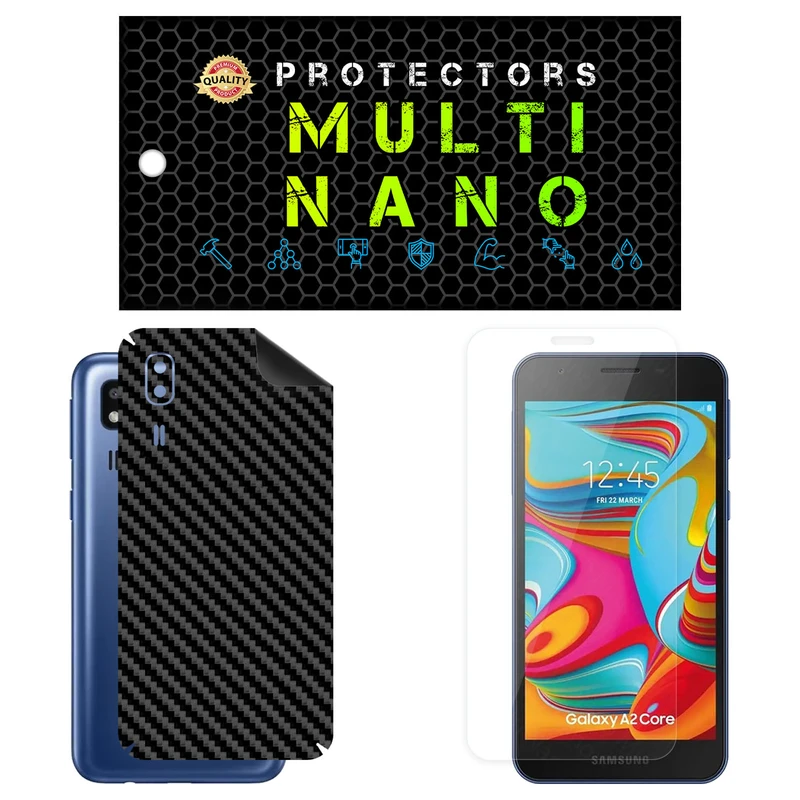 محافظ صفحه نمایش مولتی نانو مدل X-SFC مناسب برای گوشی موبایل سامسونگ Galaxy A2 Core به همراه برچسب پوششی