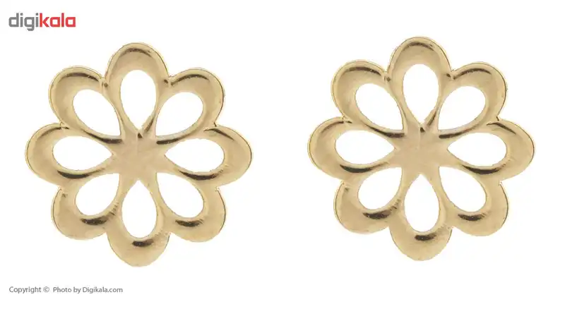 گوشواره طلا 18 عیار رزا مدل EG131