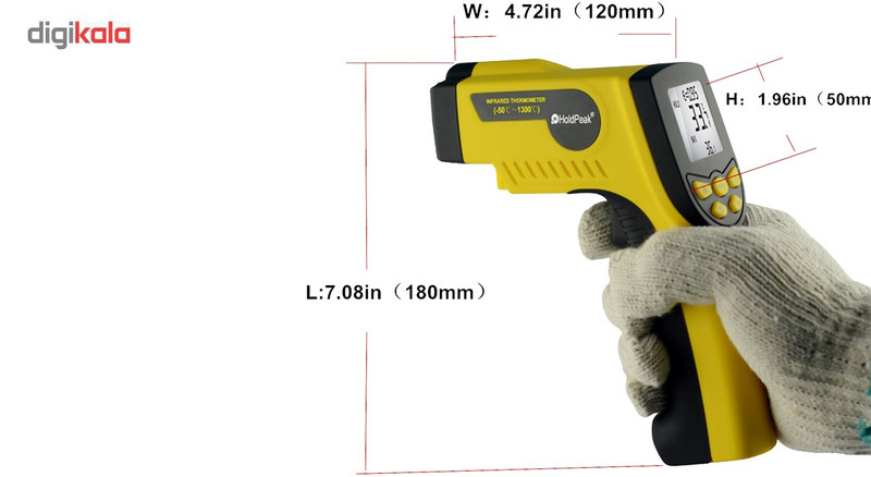 دماسنج لیزری 920 درجه هلدپیک مدل HP-920