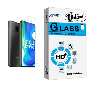 AFS Unique Glass MIX002 Screen Protector For Xiaomi Poco M2 Pro Pack Of 2