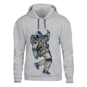 هودی مردانه مدل فضانورد  کد 86 رنگ طوسی