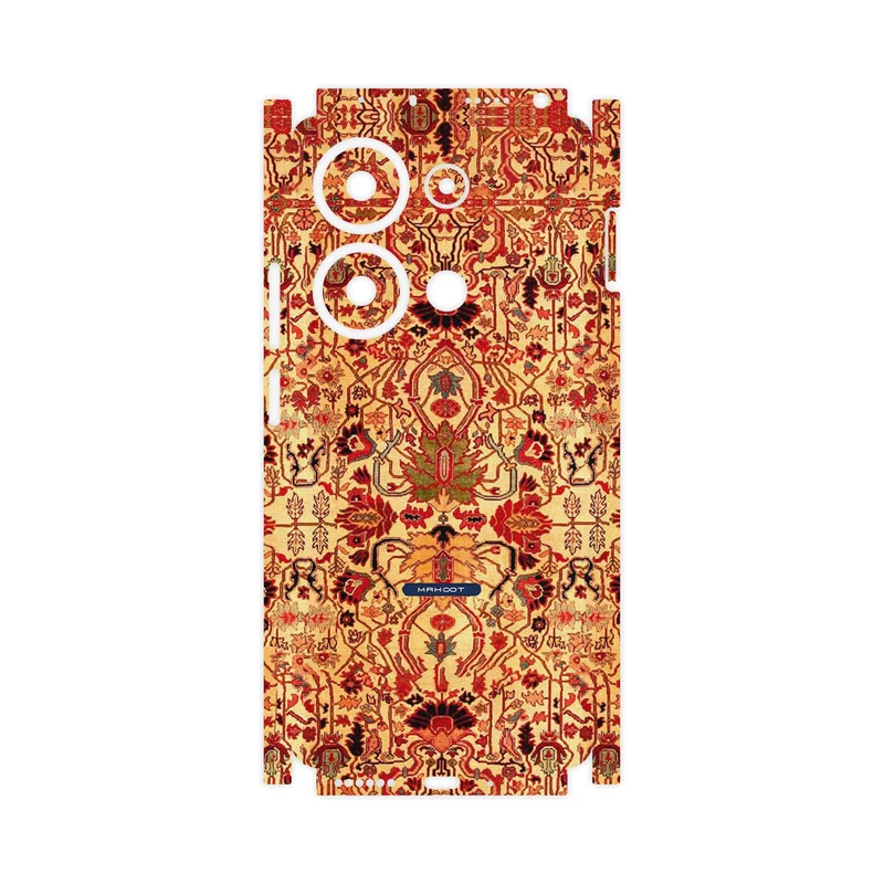برچسب پوششی ماهوت مدل Persian_Carpet_Yellow-FullSkin مناسب برای گوشی موبایل شیائومی Redmi Note 13 Pro 4G