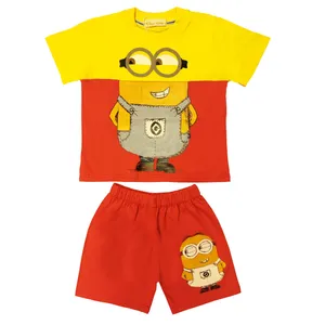 ست تی شرت و شلوارک بچگانه مدل   R001115 