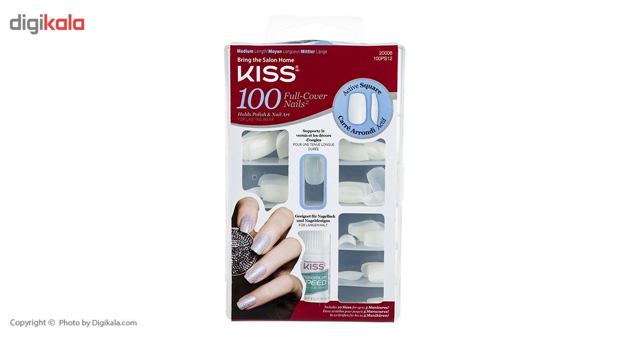 ناخن مصنوعی کیس مدل 100 Full Cover Nails بسته 100 عددی -  - 2