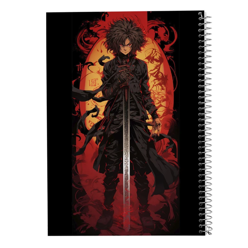 دفتر مشق 50 برگ مدوپد مدل Demon Slayer کد DF11019