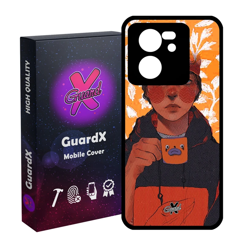 کاور گارد ایکس طرح Girl مدل Glass10319 مناسب برای گوشی موبایل شیائومی 13T/13T Pro/Redmi K60 Ultra