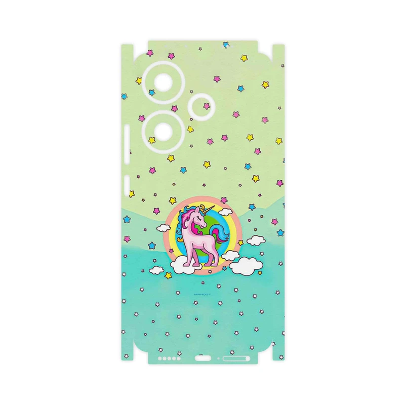 برچسب پوششی ماهوت مدل Rainbow unicorn adventure-FullSkin مناسب برای گوشی موبایل شیائومی Poco F6