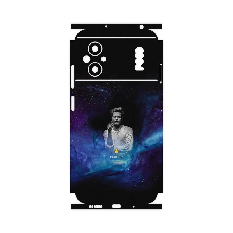 برچسب پوششی ماهوت مدل Brad Pitt-FullSkin مناسب برای گوشی موبایل شیائومی Poco M5