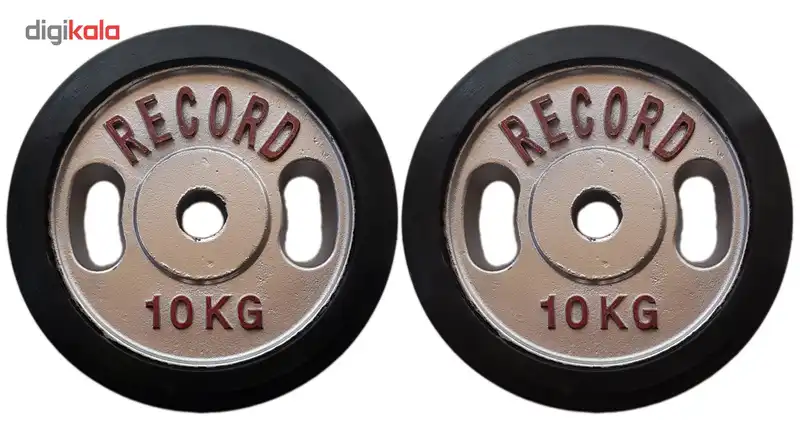 وزنه هالتر خانگی 10 کیلویی مدل R10 - دو عددی