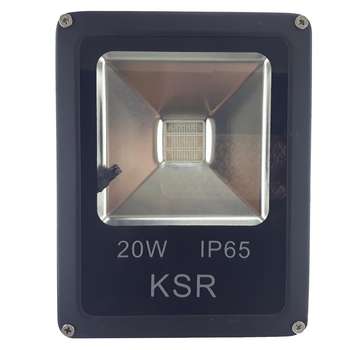 پروژکتور  نورپردازی رنگی 20  وات با ریموت مدل RGB