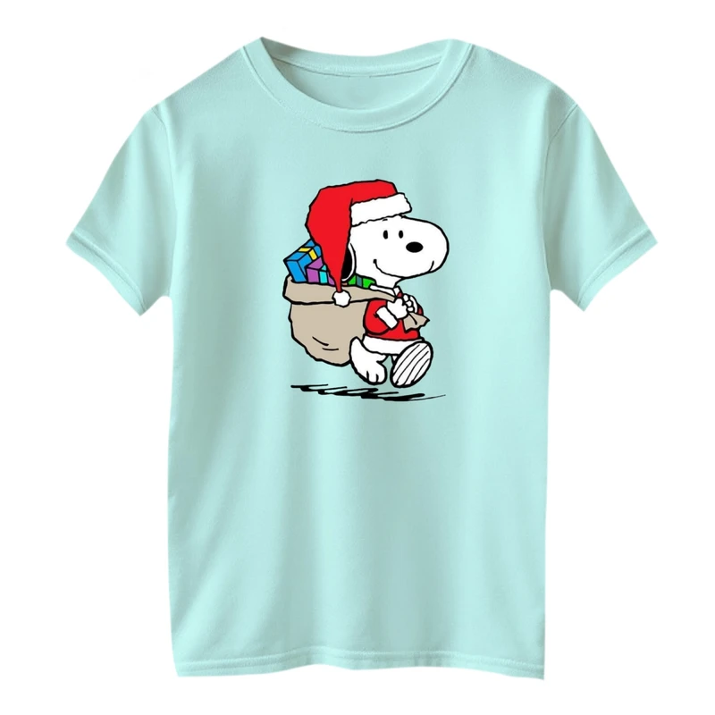 تی شرت آستین کوتاه بچگانه مدل اسنوپی کریسمس کد 2