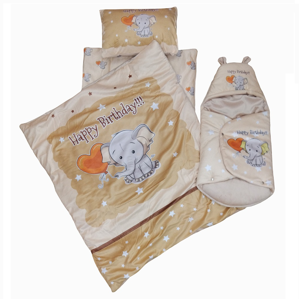 سرویس خواب 4 تکه نوزادی طرح فیل