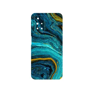 MAHOOT Turquoise marblewith golden streaks Cover Sticker for Xiaomi Redmi 10