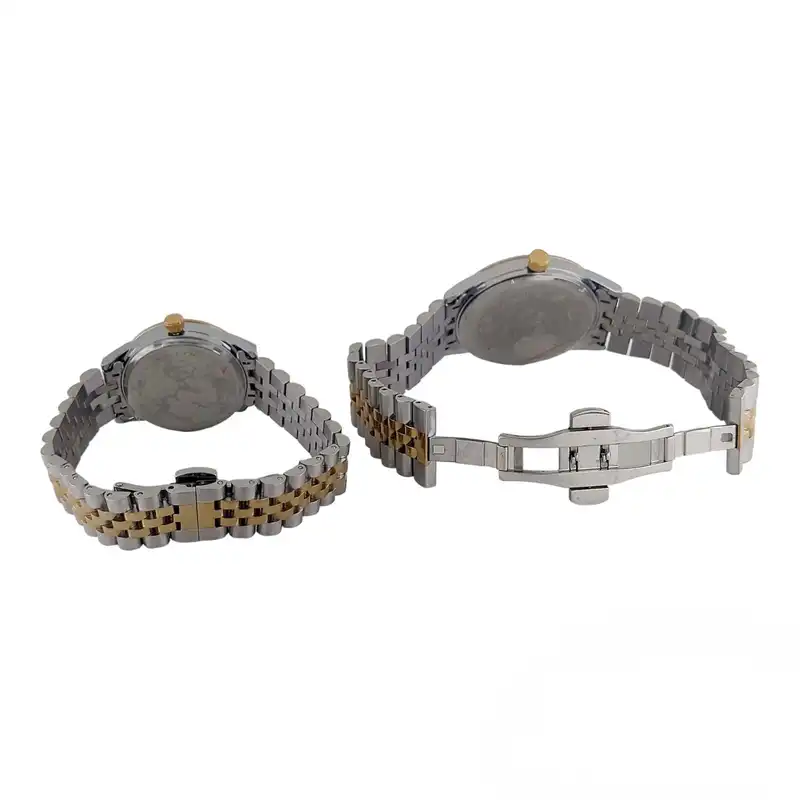 ست ساعت مچی عقربه ای زنانه و مردانه مدل کلاسیک Citi.tak