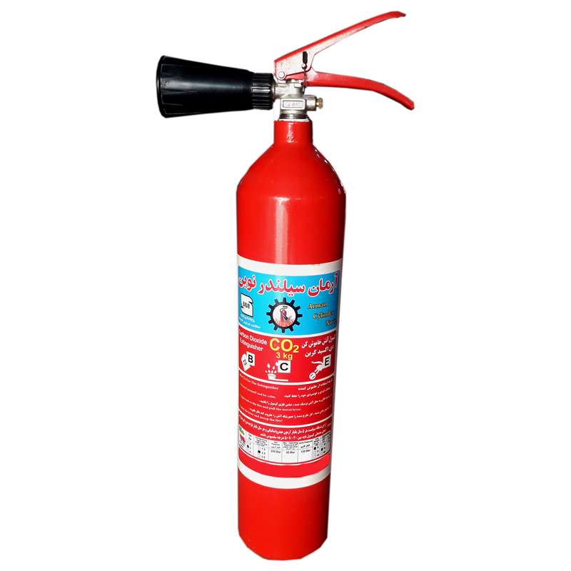 کپسول آتش نشانی آرمان سیلندر مدل CO2 ظرفیت 3 کیلوگرم