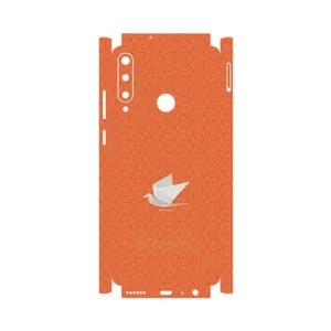 MAHOOT Minimalist origami bird-FullSkin Cover Sticker for Huawei Y6p