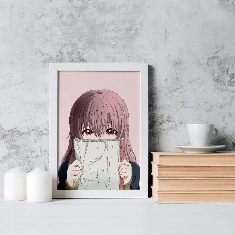 تابلو خندالو مدل شوکو نیشیمیا انیمه سایلنت ویس کد 15835