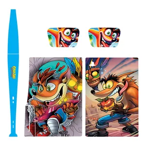 برچسب کنسول بازی پلی استیشن 5 فت مدل crash03 مناسب برای دستگاه دیسک خور