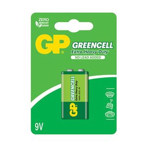 باتری کتابی 9V جی پی مدل GreenCell بسته یک عددی