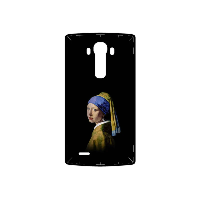 برچسب پوششی ماهوت مدل Girl with a Pearl Earring of Vermeer مناسب برای گوشی موبایل ال جی G3