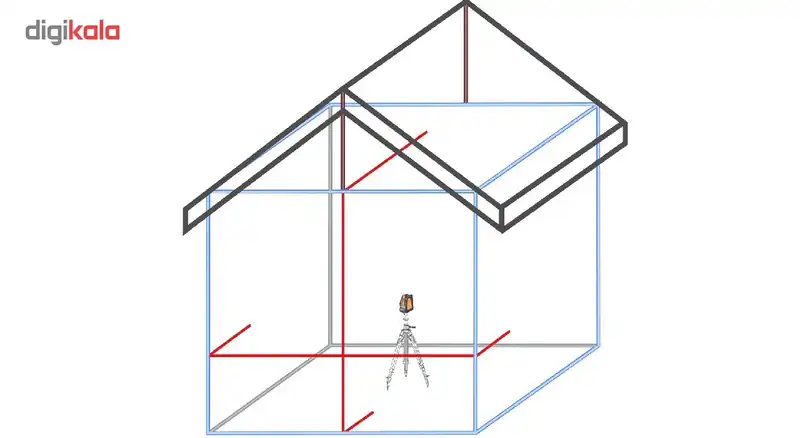 تراز لیزری 2 خط لای سای LS 609