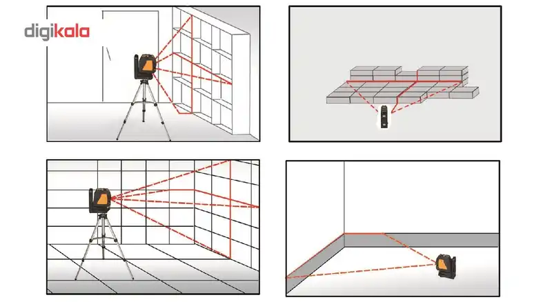 تراز لیزری 2 خط لای سای LS 609