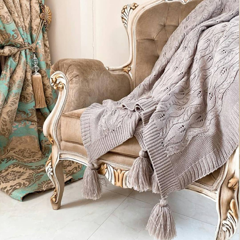 شال مبل و تخت مدل الینا سایز 140x170 سانتی متر