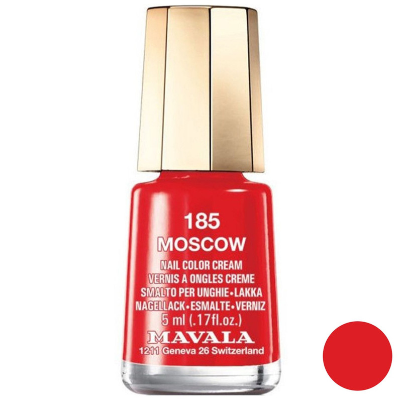 لاک ناخن ماوالا مدل Moscow شماره 185