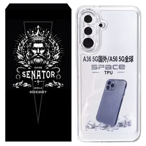 کاور سناتور قاب مدل ژله ای مناسب برای گوشی موبایل سامسونگ Galaxy A36 5G / A56 5G