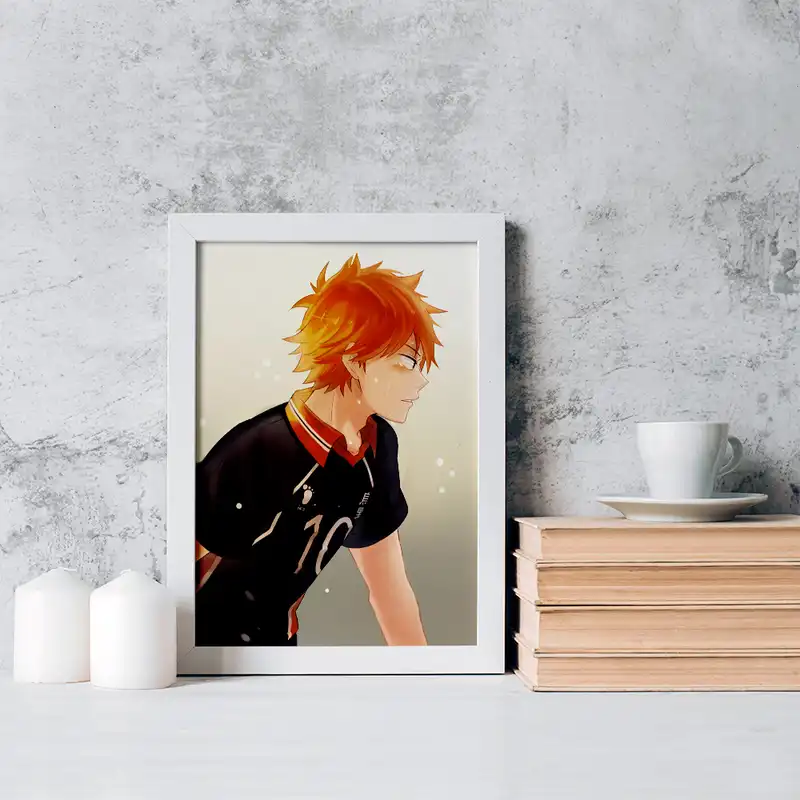 تابلو خندالو مدل هیناتا شویو انیمه هایکیو Haikyu کد 17749