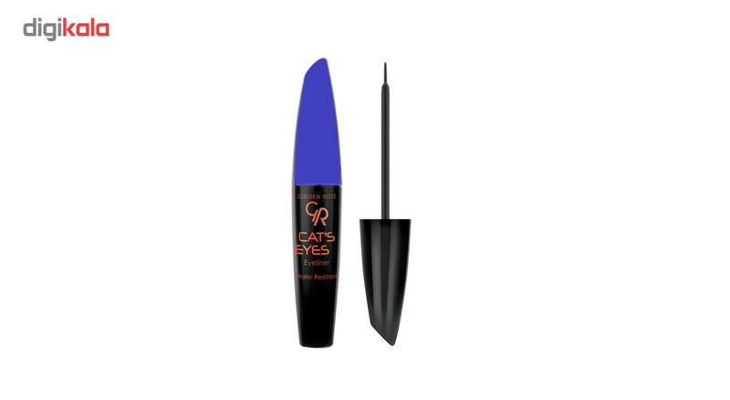 خط چشم گلدن رز مدل cats eyes BLUE