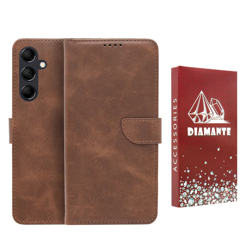 کیف کلاسوری دیامانته مدل Bers Ros مناسب برای گوشی موبایل سامسونگ Galaxy S24 Plus